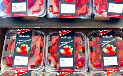Delighted Shoppers Picking up our Mudwalls Strawberries fresh from Morrisons!
