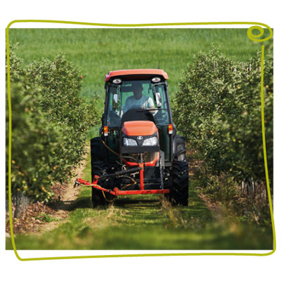 Tractor in a field